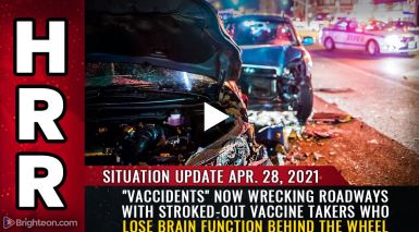 Vaccidents Happening Now! Vaccine Induced Blood Clots In The Brain Causing Auto Crashes