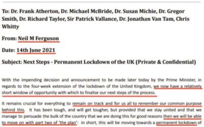WOW Leaked Email – UK Lock-down Stage 2 Set To Begin  July 15 2021!