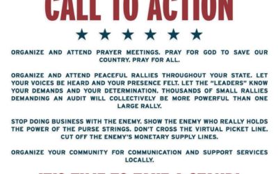 CALL TO ACTION  9-11-2021 IT’S TIME TO TAKE A STAND