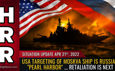 USA Targeting of Moskva Ship is Russia’s “Pearl Harbor” … RETALIATION is Putin’s Next Move – Natural News