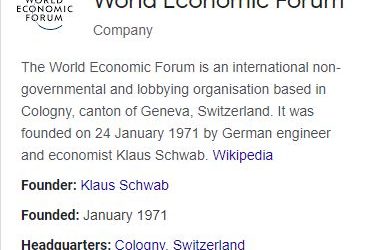 WEF 5th Columnists Want More Sovereignty, Control & Legal Authority Ceded Over To The WHO, To Control The People For The NWO.