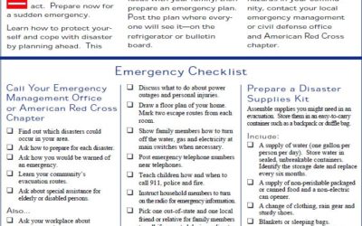 FEMA – Basic Emergency Prep – JUST IN CASE SHTF Scenario’s