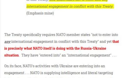 NATO INTEL CLASSIFIED AS “SECRET” BEING GIVEN TO UKRAINE; SOME HAS COME INTO MY POSSESSION