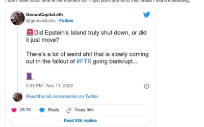 Was Epstein Island Moved, Something Is Up With FTX