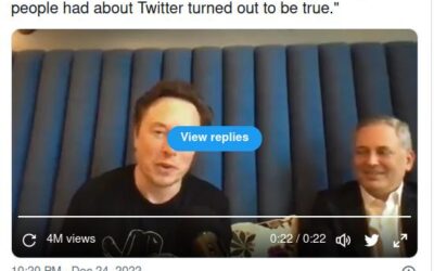 Elon Says Conspiracy Theories About Twitter Were All True And Worse Than People Thought.