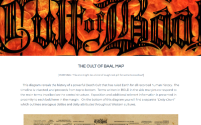 THE CULT OF BAAL MAP – WARNING : ​This one might be a kind of tough red-pill for some to swallow!