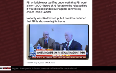 BREAKING: FBI CONFIRMS INVOLVEMENT IN JANUARY 6TH RIOTS, WRAY LIED UNDER OATH | Redacted
