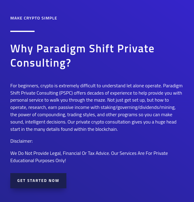 Paradigm Shift Private Consulting