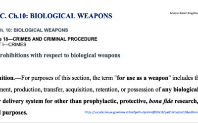 COVID-19 Bio Weapon Documentation For Proof and Law Enforcement Action, If They Will Do There Jobs, Big IF.