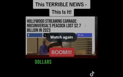 Hollywood and Media Giants Going Bust – We Have Turned Them Off.