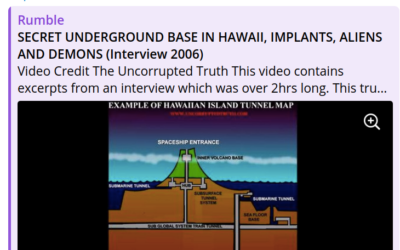 SECRET UNDERGROUND BASE IN HAWAII, IMPLANTS, ALIENS AND DEMONS (Interview 2006)