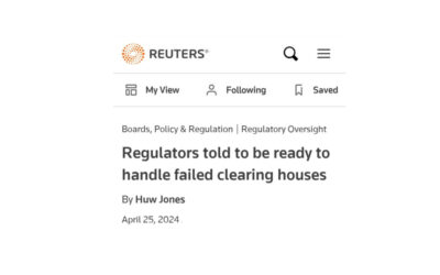 Regulators Told to Prepare to Handle FAILED CLEARING HOUSES
