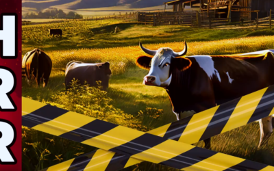 The USDA is TAGGING CATTLE to coordinate a mass extermination food supply sabotage operation