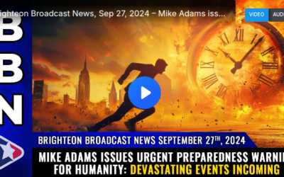 Brighteon Broadcast News, Sep 27, 2024 – Mike Adams issues urgent preparedness warning for humanity: DEVASTATING EVENTS INCOMING