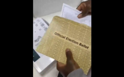 VIDEO: Bucks County Pennsylvania Election Worker Tears-Up-Trump Mailed-In Ballots