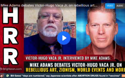 Mike Adams debates Victor-Hugo Vaca Jr. on rebellious art, Zionism, world events and more