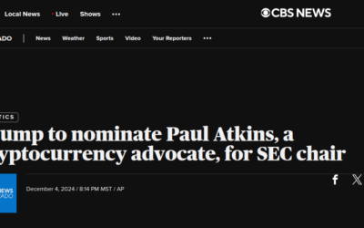 Politics Trump to nominate Paul Atkins, a cryptocurrency advocate, for SEC chair