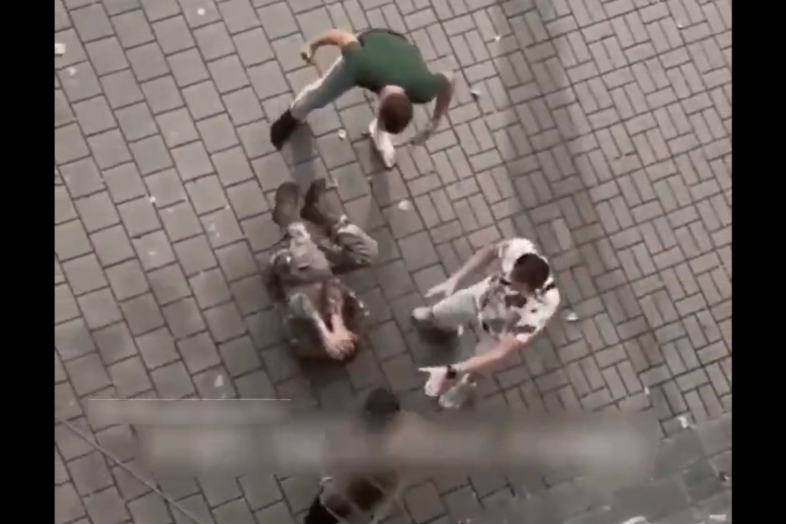 They Finally Figured It Out. VIDEO: Ukraine **Kids** Beating and Disarming Ukraine Army Street Round-up Crews – Reject All Alleged Authorities Except Mom with Vengeance!
