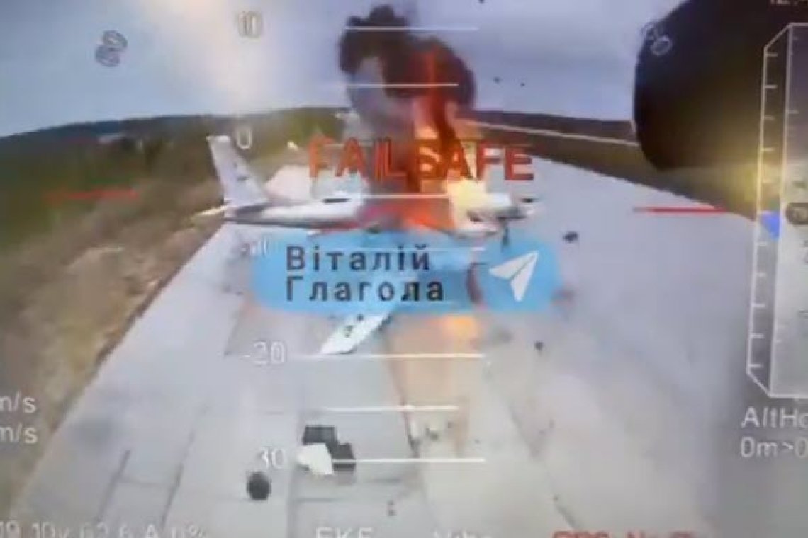 Ukraine Hits 4 Russian Air Bases with Truck-Launched Drones from INSIDE Russia – 40 Strategic Bomber Planes said lost