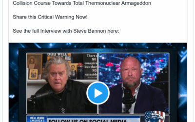 Alex Jones Issues Direct Emergency Warning to President Trump: War with Iran Will Kill the Economic Recovery of the U.S. Dollar and Set a Collision Course Towards Total Thermonuclear Armageddon