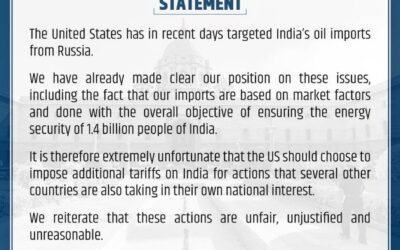 Trump Issues Tariffs Against India for Buying Russian Oil; India Responds