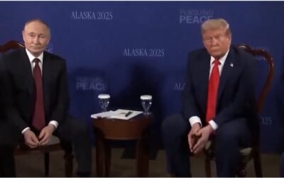 Russian President Putin Arrives in Alaska; Greeted by President Trump off the plane