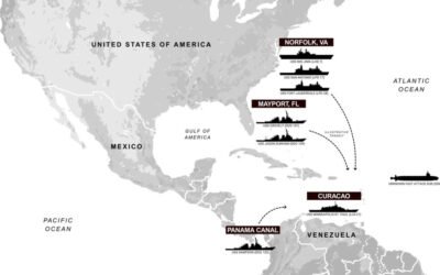 Heavy U.S. Naval Deployments Heading toward Venezuela
