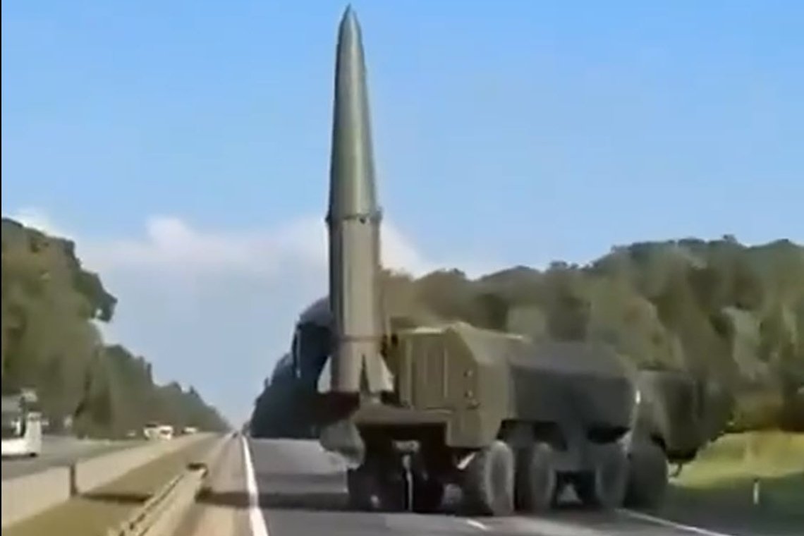 Iskander Hypersonic Missiles Staged on ROADS in Kaliningrad – Erected and Ready for Launch