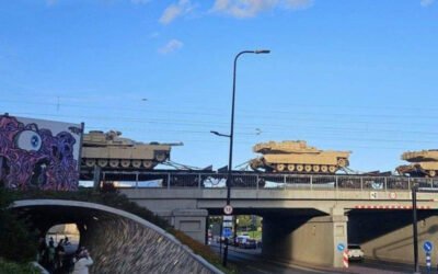 Trainload U.S. Tanks Seen in Estonia Moving Toward Russia Border