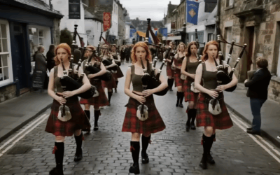 Army of Bagpipes | Scottish Womens March in Kilts | Epic Celtic Music – Incredible