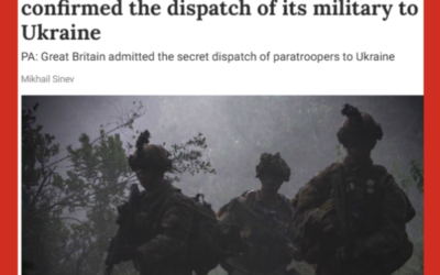 Britian CONFIRMS Presence of British Troops Inside Ukraine