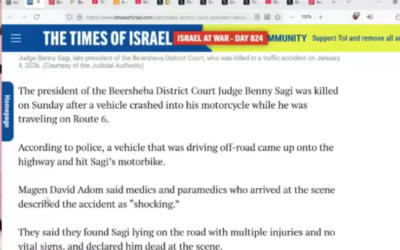 Netanyahu’s Judge KILLED In Accident!
