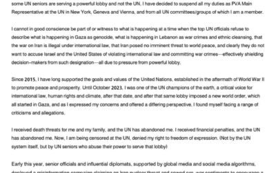 Special Consultant to United Nations RESIGNS – 48 Hours Later, LEAKS NUCLEAR ATTACK PLANNING FOR IRAN