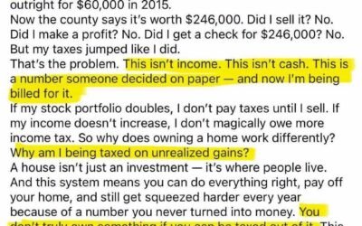 This is one of the many reasons property taxes are so immoral.