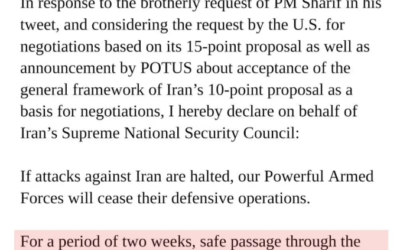 US, Iran, Israel Agree To 2-Week Ceasefire; Tehran Will Allow Safe Passage Via Hormuz For Two Weeks